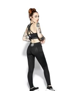 ACDC Blackcraft Black Stripe - Active Leggings