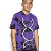 Blackcraft Cult Mens Triple Moon - Purple Lightning Dye 2 Blackcraft Cult Mens Triple Moon - Purple Lightning Dye