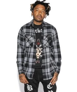 Blackcraft Cult Never Trust The Living - Flannel Mens