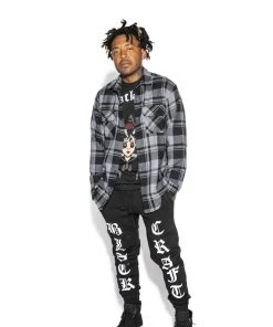 Blackcraft Cult Never Trust The Living - Flannel Mens