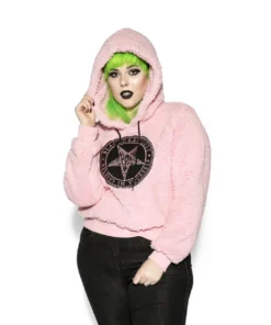 ACDC Believe In Yourself - Pink Women's Sherpa Hoodie