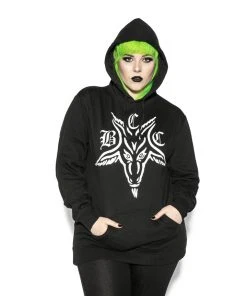 Blackcraft Cult BCC Goat - Hooded Pullover Sweater Mens