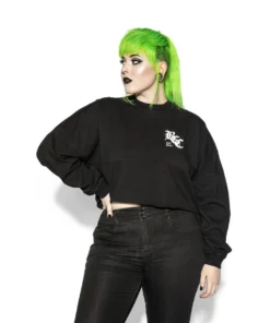 Blackcraft Cult Mens Kingdom - Unisex Raw Hem Crop Jersey