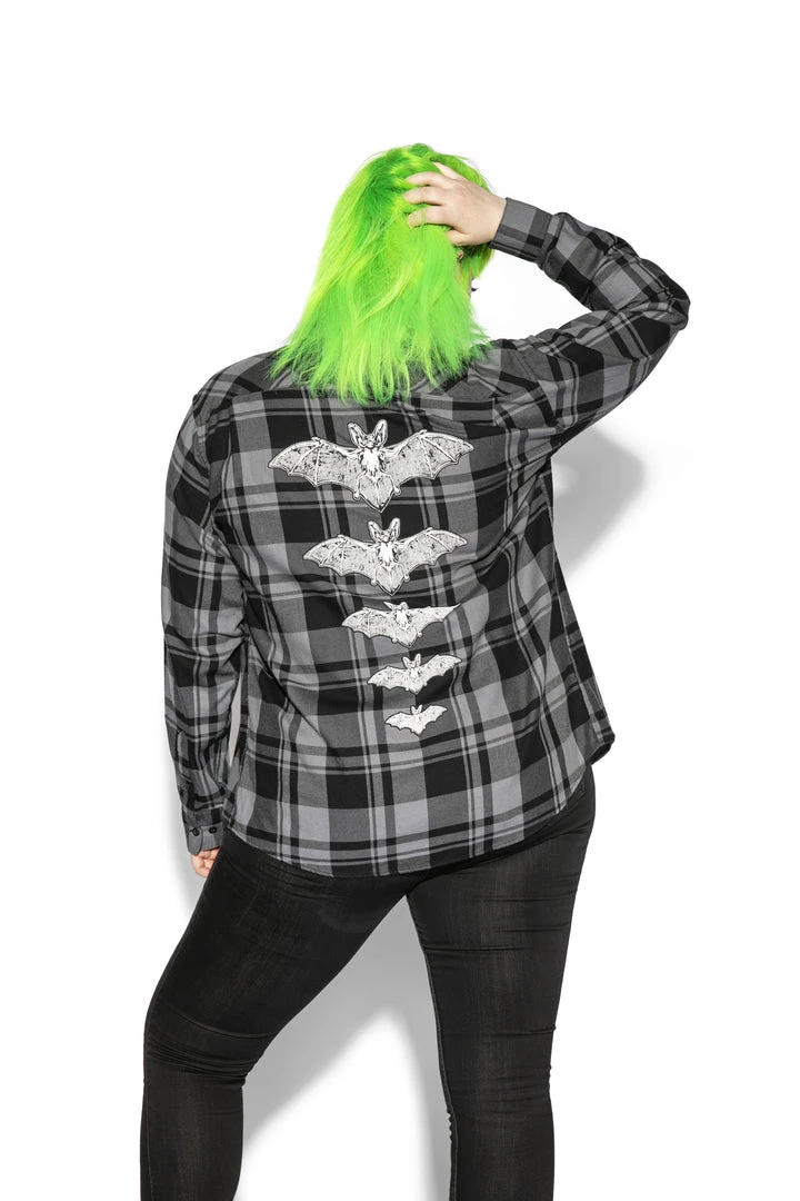 Blackcraft Cult Release The Bats - Flannel Mens 3 Blackcraft Cult Release The Bats - Flannel Mens