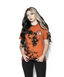 Blackcraft Cult Mens Release The Bats - Orange Lightning Dye