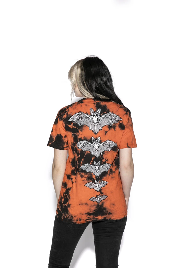 Blackcraft Cult Mens Release The Bats - Orange Lightning Dye 3 Blackcraft Cult Mens Release The Bats - Orange Lightning Dye