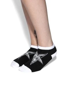 CMT Baphomet Ankle Socks 2 PK Womens