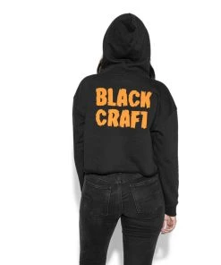 Blackcraft Cult Pumpkin - Women's Cropped Hoodie