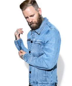 Blackcraft Cult Mens Blue Moon - Unisex Denim Jacket 17 Blackcraft Cult Mens Blue Moon - Unisex Denim Jacket