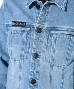 Blackcraft Cult Mens Blue Moon - Unisex Denim Jacket 15 Blackcraft Cult Mens Blue Moon - Unisex Denim Jacket