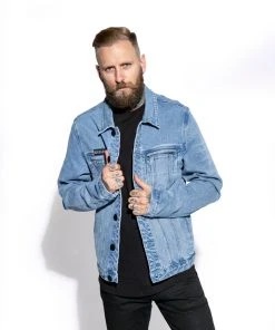 Blackcraft Cult Mens Blue Moon - Unisex Denim Jacket 16 Blackcraft Cult Mens Blue Moon - Unisex Denim Jacket