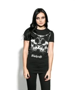 Blackcraft Cult Lucifer The Cat - Women's Tee 5 Blackcraft Cult Lucifer The Cat - Women's Tee