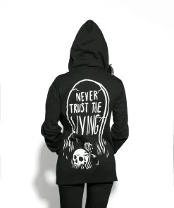 Blackcraft Cult Never Trust The Living - Zip Up Hoodie