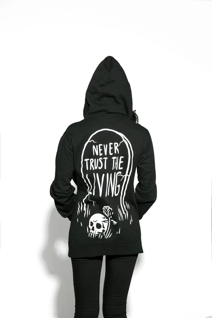 Blackcraft Cult Never Trust The Living - Zip Up Hoodie 4 Blackcraft Cult Never Trust The Living - Zip Up Hoodie