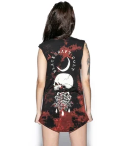 Blackcraft Cult Spirits Of The Dead Bleach Wash- Unisex Sleeveless Tall Tee