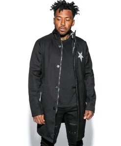 Blackcraft Cult Mens Bateman - Trench Coat