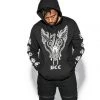 Blackcraft Cult Unholy Bat - Hooded Pullover Sweater