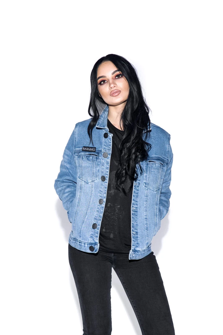 Blackcraft Cult Mens Blue Moon - Unisex Denim Jacket 11 Blackcraft Cult Mens Blue Moon - Unisex Denim Jacket