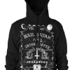 Blackcraft Cult Mens Hail Satan And Drink Coffee - Hooded Pullover Sweater