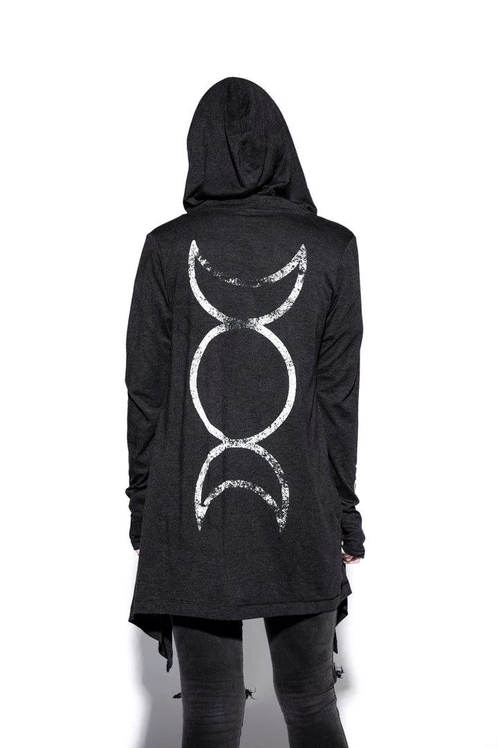 Blackcraft Cult Triple Moon - Cardigan 3 Blackcraft Cult Triple Moon - Cardigan