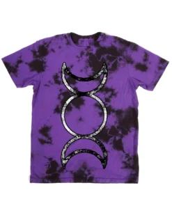 Blackcraft Cult Mens Triple Moon - Purple Lightning Dye