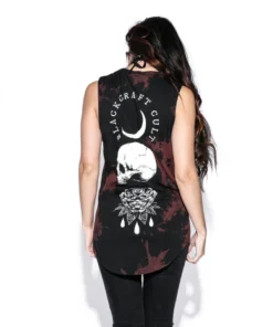 Blackcraft Cult Spirits Of The Dead Bleach Wash- Unisex Sleeveless Tall Tee
