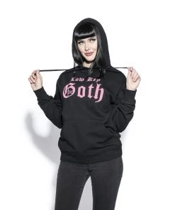 Blackcraft Cult Mens Low Key Goth - Hooded Pullover Sweater