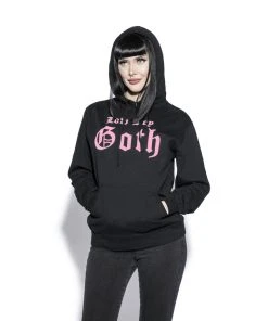 Blackcraft Cult Mens Low Key Goth - Hooded Pullover Sweater