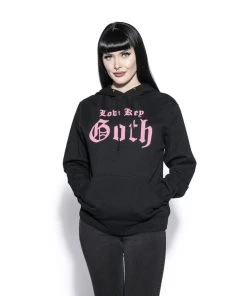 Blackcraft Cult Mens Low Key Goth - Hooded Pullover Sweater