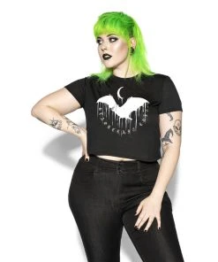 Blackcraft Cult Womens Nocturnal - Flowy Crop Tee