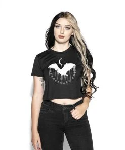 Blackcraft Cult Womens Nocturnal - Flowy Crop Tee