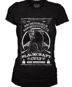 Blackcraft Cult Ouija Cat - Women's Tee