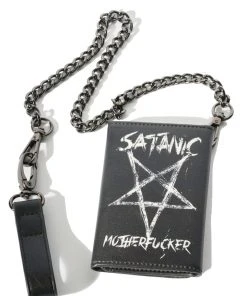 IDS Satanic Motherfucker - Trifold Chain Wallet