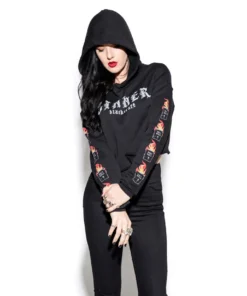 Blackcraft Cult Sinner - Women's Cropped Hoodie Womens