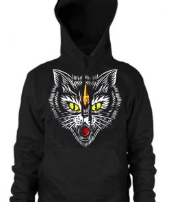 Blackcraft Cult Hell Cat - Hooded Pullover Sweater