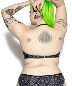 ACDC Womens Alchemical Ouija Mesh Bikini Top