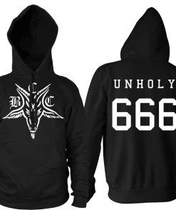 Blackcraft Cult Baphomet 666 - Hooded Pullover Sweater