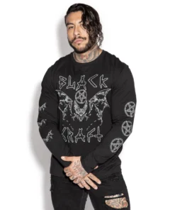 Blackcraft Cult Blackcraft Bat -Long Sleeve Tee Mens