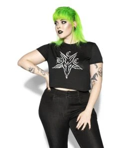 Blackcraft Cult BCC Goat - Flowy Crop Tee