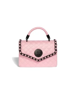 IDS Believe In Yourself Pink Quilt - Mini Top Handle Bags / Wallets