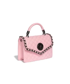 IDS Believe In Yourself Pink Quilt - Mini Top Handle Bags / Wallets