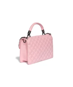 IDS Believe In Yourself Pink Quilt - Mini Top Handle Bags / Wallets