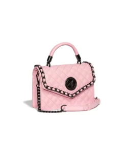 IDS Believe In Yourself Pink Quilt - Mini Top Handle Bags / Wallets