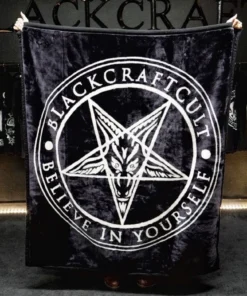 Blackcraft Cult Pentagram Blanket - Moonlight Black Misc.