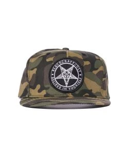 Blackcraft Cult Believe In Yourself - Camo Snapback Hat