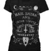 Blackcraft Cult Hail Satan And Drink Coffee - Women's Tee