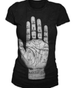 Blackcraft Cult Palm Reader - Women's Tee Womens 5 Blackcraft Cult Palm Reader - Women's Tee Womens