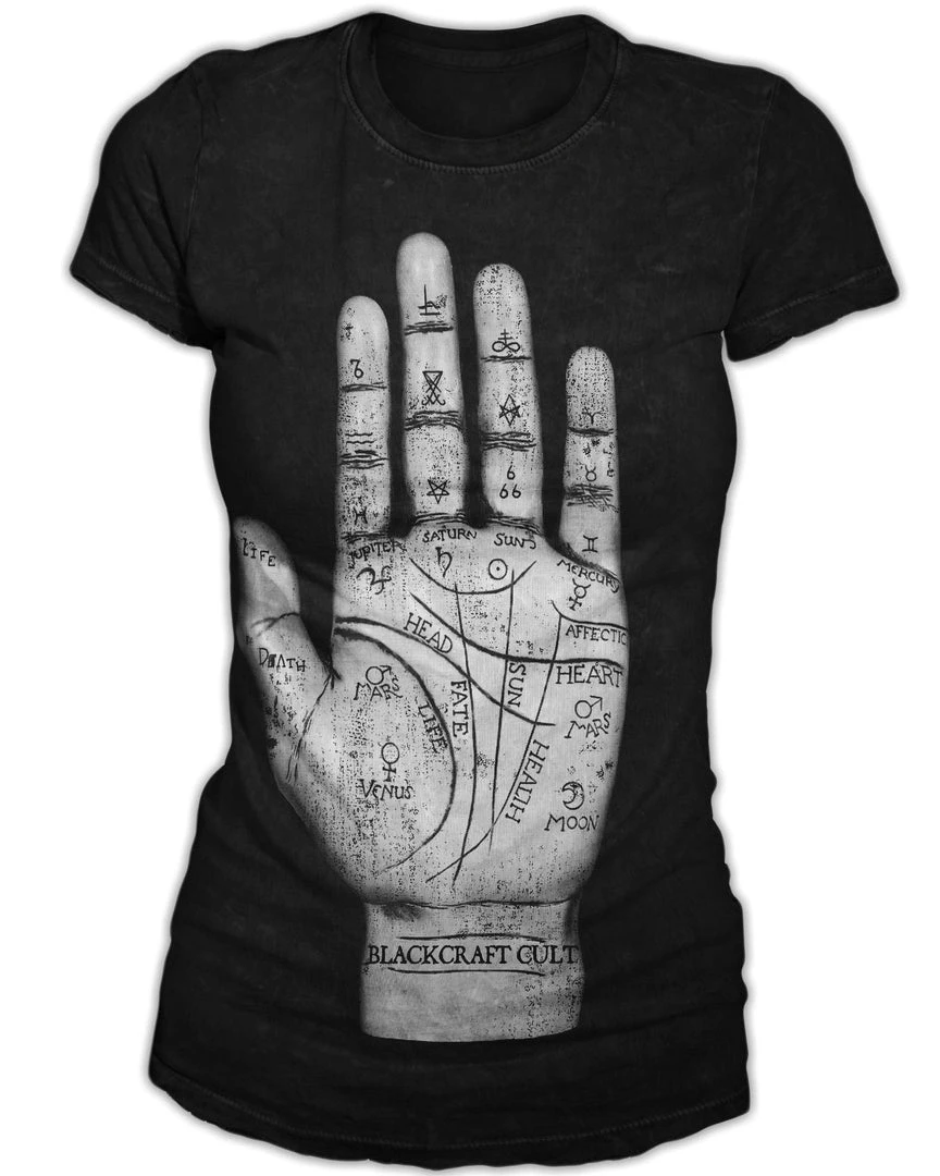 Blackcraft Cult Palm Reader - Women's Tee Womens 4 Blackcraft Cult Palm Reader - Women's Tee Womens
