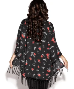 ACDC Womens Dark Floral - Kimono