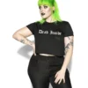 Blackcraft Cult Womens Dead Inside - Flowy Crop Tee